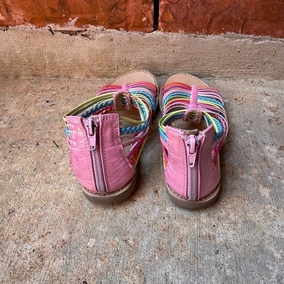Seychelles Toddler Girls 2 Rainbow Strappy Sandals - Picture 4 of 5